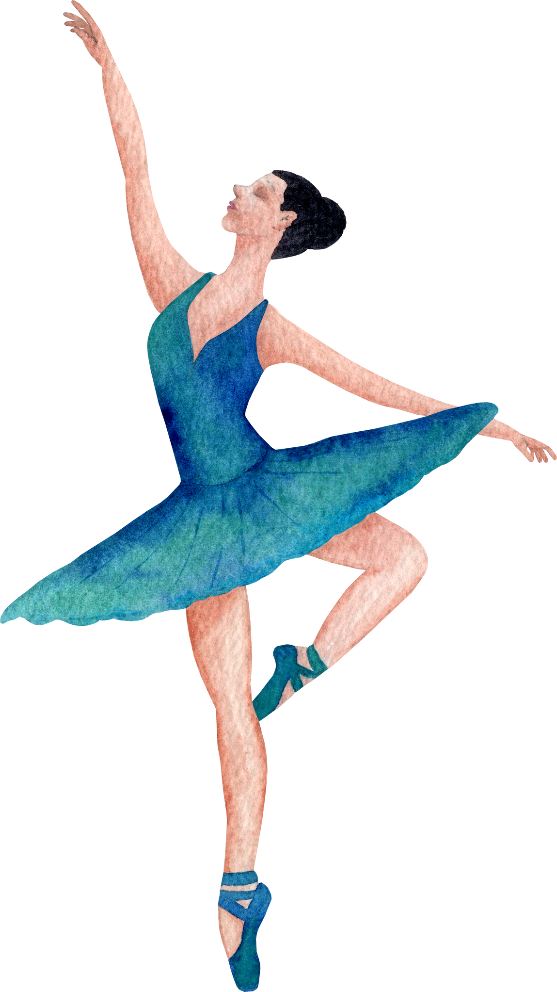 Ballerina Dancer Illustration